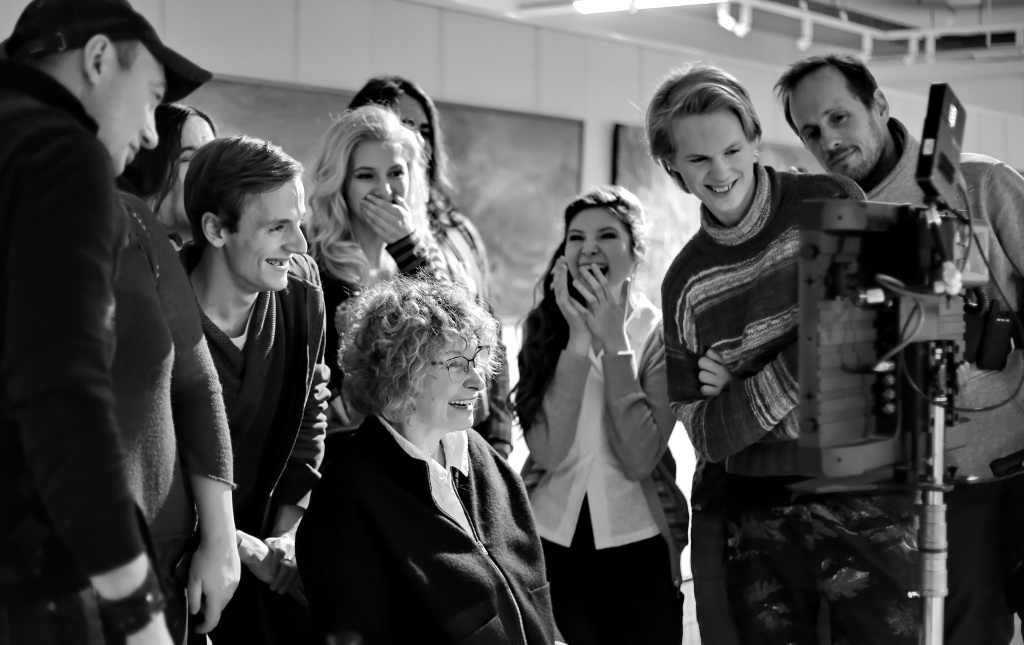 на съемках фильма Не мой чемоданчик