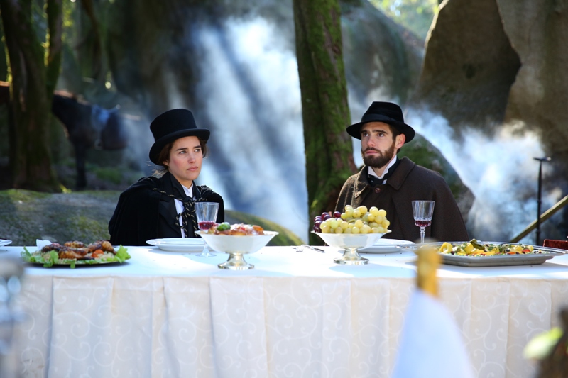 на съемках сериала Мата Хари в Португалии