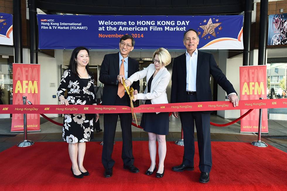 Американский кинорынок 2014 (AFM 2014), Стелла Пун, HKTDC, Ральф Чоу, HKTDC, Джин Превитт, IFTA и Джонатан Вульф, AFM