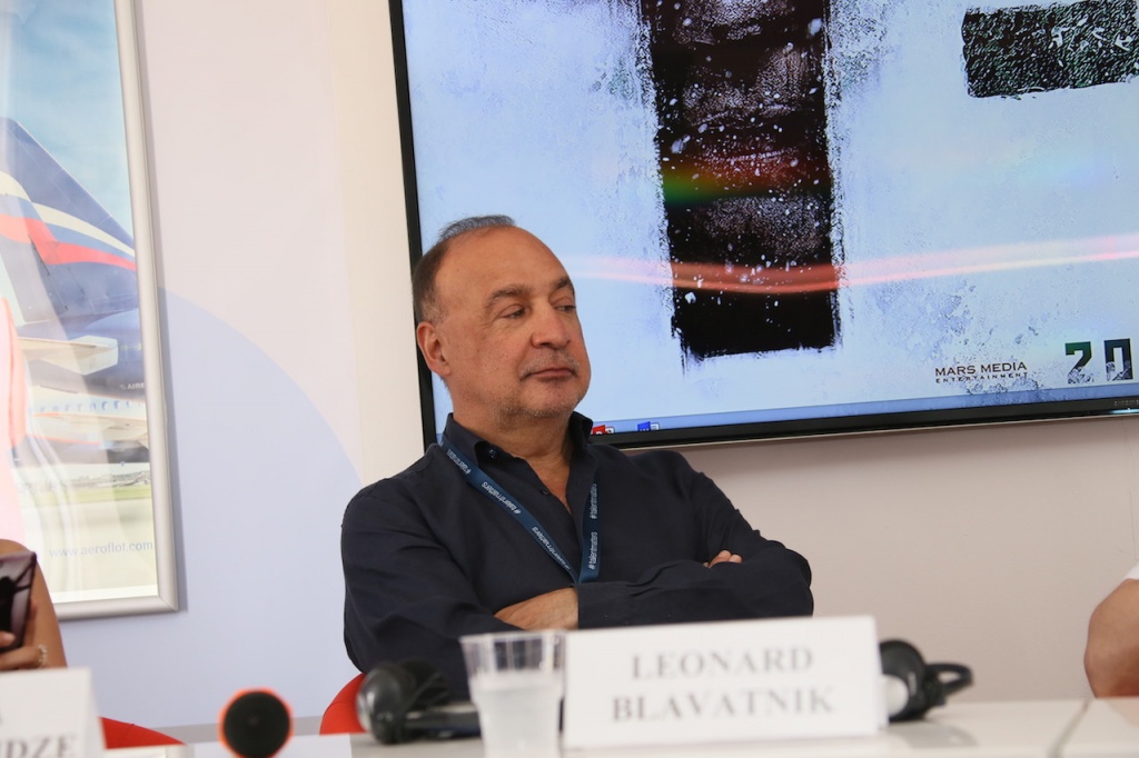 70 Каннский международный кинофестиваль, Российский павильон, презентация проекта Т-34, продюсер Леонард Блаватник