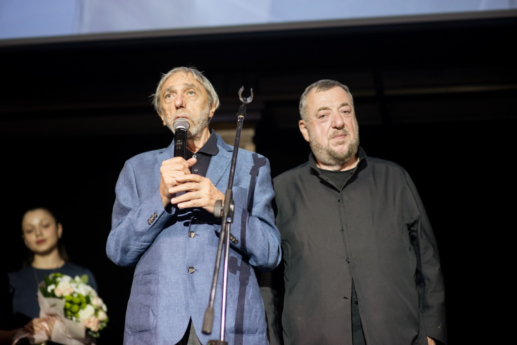 11-й международный кинофестиваль им. Андрея Тарковского Зеркало, открытие, композитор Эдуард Артемьев, президент смотра Павел Лунгин