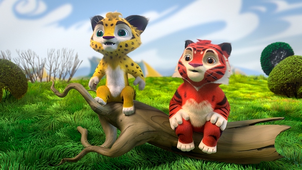 кадр из анимационного сериала Лео и Тиг