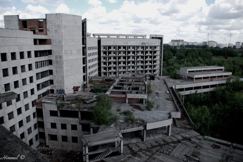 заброшенная Ховринская больница