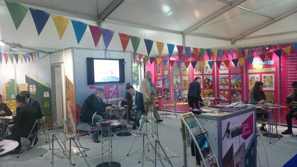 Стенд отечественных аниматоров на кинорынке MIFA 2016 