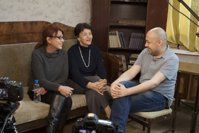 Катерина Довлатова, Елена Довлатова и Алексей Герман-младший Катерина Довлатова, Елена Довлатова и Алексей Герман-младший