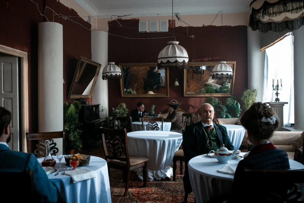 На съемках сериала Анна-детективъ