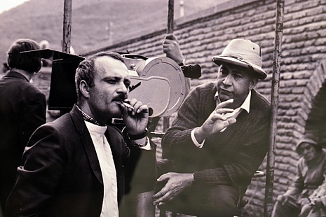 На съемках фильма "Не горюй" Георгия Данелия. 1969 год