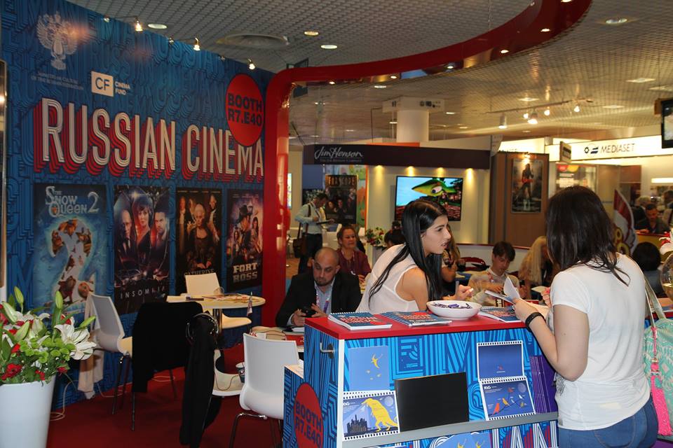 международный рынок аудиовизуального контента MIPCOM, объединенный стенд Russian Cinema