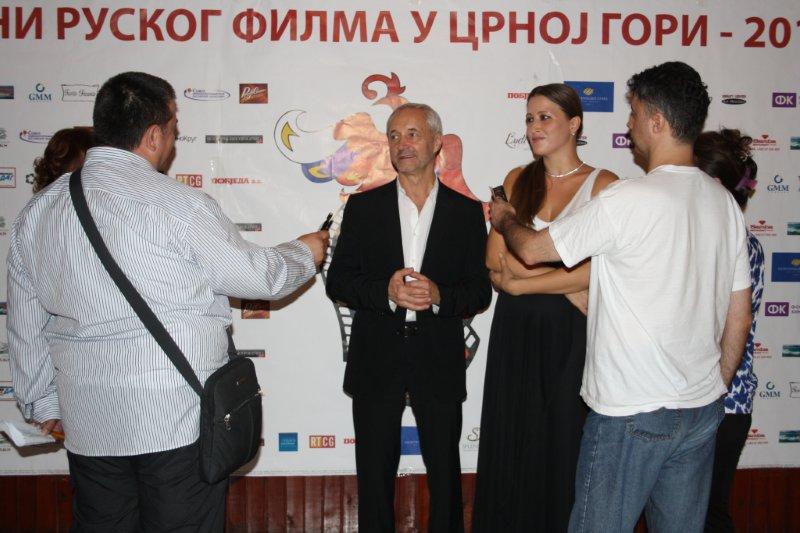 Черногорские СМИ берут интервью у Е.В.Герасимова