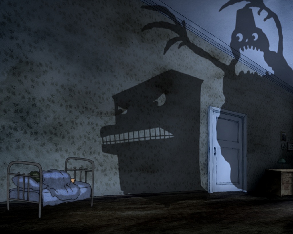 кадр из анимационного фильма "Зашкаф"