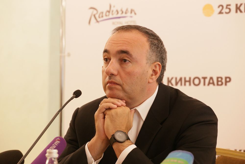 пресс-конференция 25-го фестиваля "Кинотавр", президент смотра Александр Роднянский