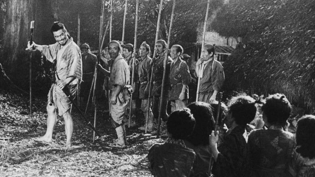 кадр из фильма Семь самураев