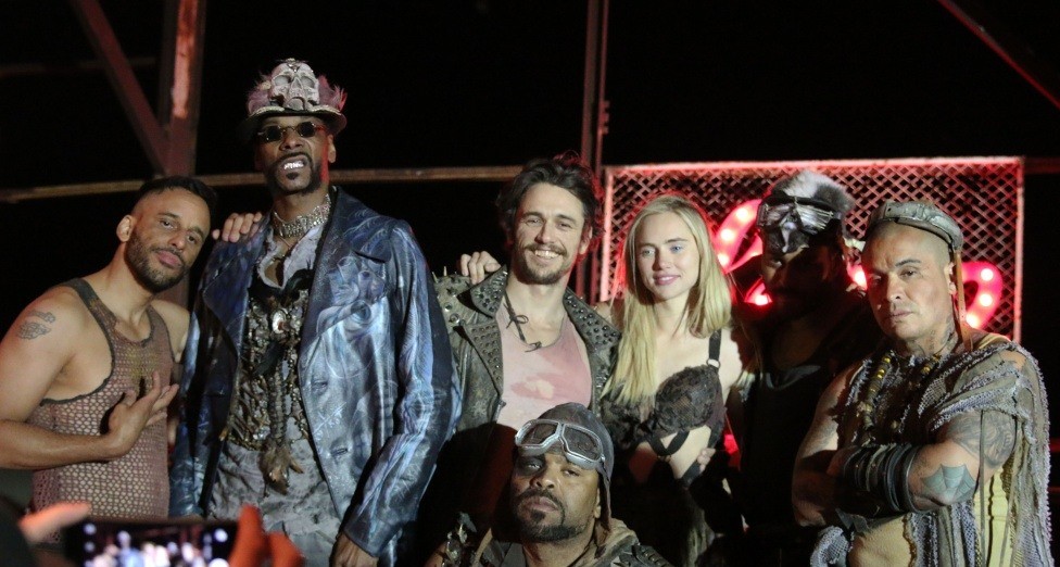 на съемках фильма Мир будущего