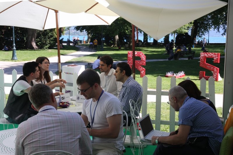 Международный рынок анимации в Анси (MIFA), стенд Russian Animation