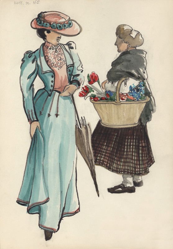 эскиз художника по костюмам Ганны Ганевской