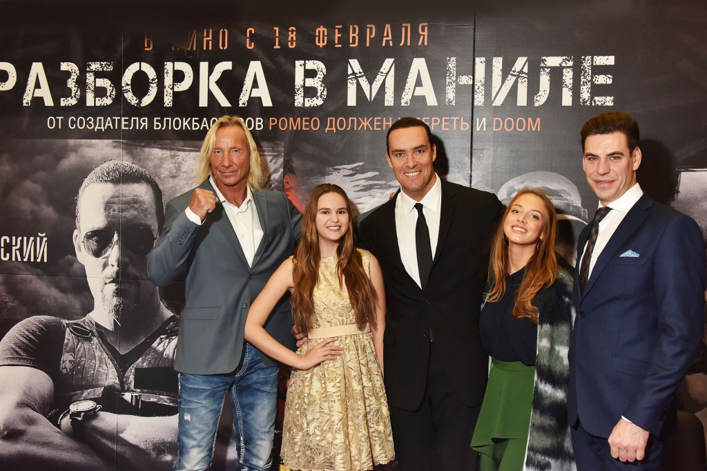 98 Кинорынок, съемочная группа фильма «Разборка в Маниле», Маттиас Хьюз, Полина Буторина, Александр Невский, Мария Бравикова, Дмитрий Дюжев