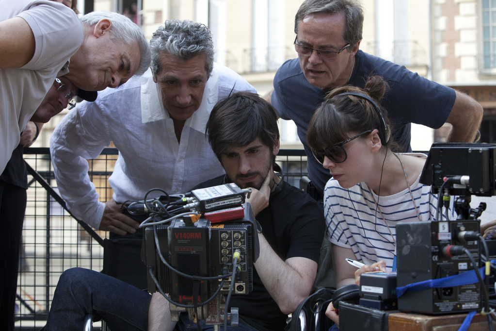 Энтони Марсиано на съемках фильма "Холостяки в отрыве"