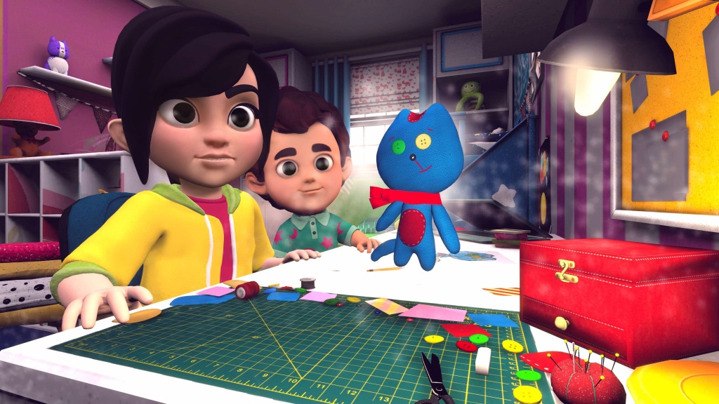 Кадр из интерактивного VR-проекта «Под подушкой»