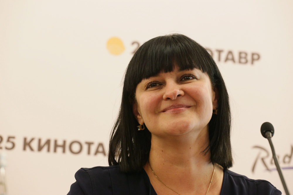 пресс-конференция 25-го фестиваля "Кинотавр", программный директор смотра Ситора Алиева