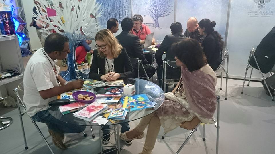 Кинорынок MIFA в Аннеси, стенд Ассоциации анимационного кино