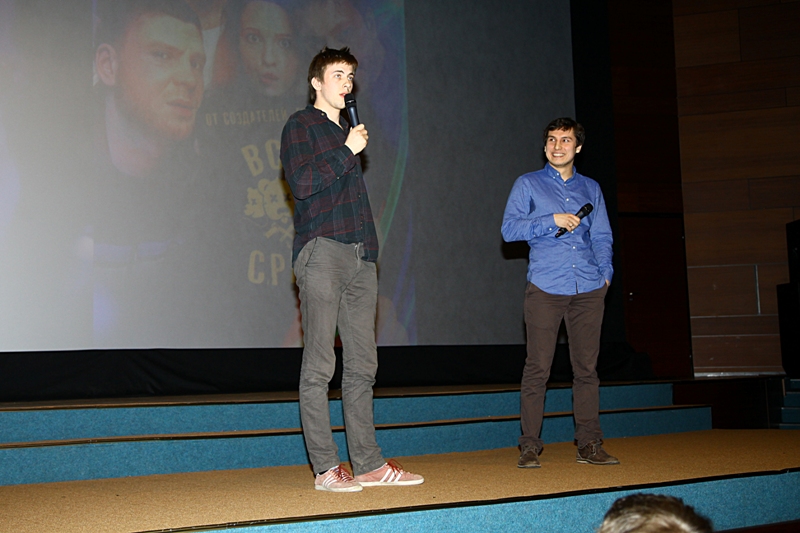 93 Российский международный кинорынок, презентация компании ЦПШ, представление фильма "Все и сразу", актер Александр Паль и режиссер Роман Каримов