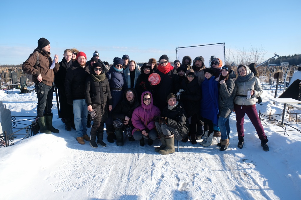 Фотография со съемочной площадки фильмы Бык 6