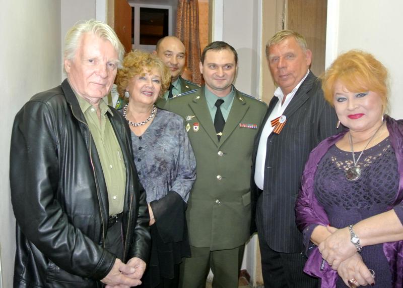 ХI Международный фестиваль военного кино имени Ю.Н.Озерова, артисты перед концертом Открытия