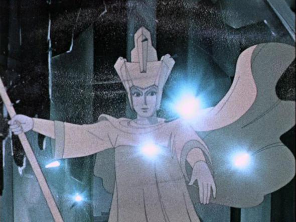 кадр из анимационного фильма "Снежная Королева" (1957 г.)