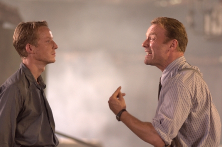 Якоб Диль и Марк Вашке на съемочной площадке фильма "Милый Ханс, дорогой Пётр"