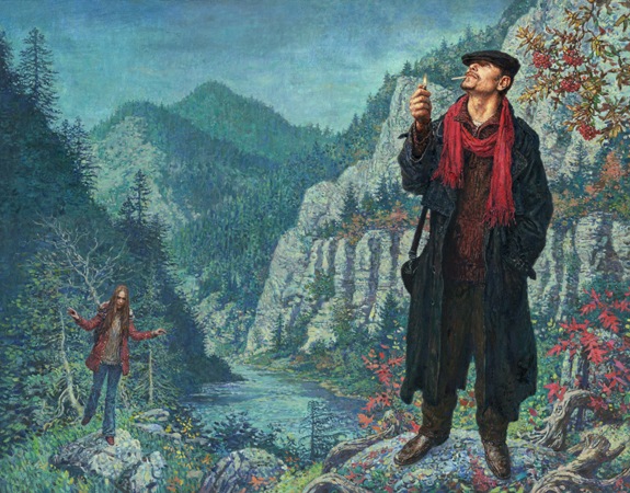 Антон Ломаев. Иллюстрация к роману Алексея Иванова "Географ глобус пропил"