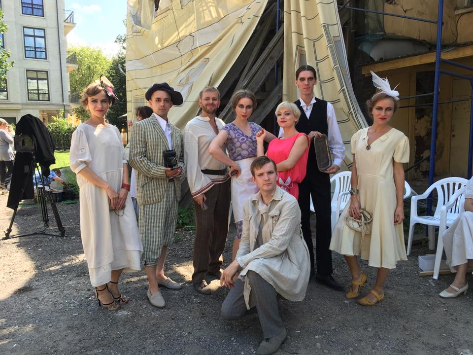 на съемках фильма Афродиты на съемках фильма Афродиты