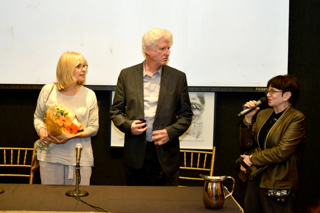 13-й фестиваль Russian Heritage Month, показ фильма Веры Глаголевой "Две женщины", кинокритик Дэвид Д'Арси и президент фестиваля Марина Королева представляют фильм