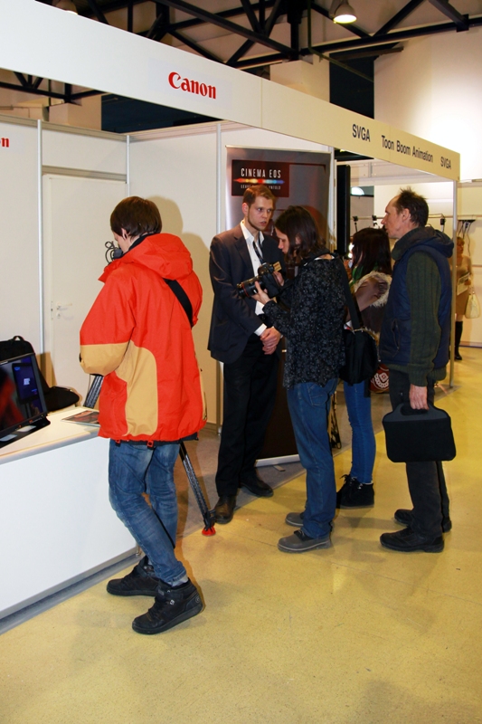 Выставка CPS 2013, стенд компании Canon