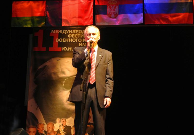 ХI Международный фестиваль военного кино имени Ю.Н.Озерова, поет Михаил Ножкин