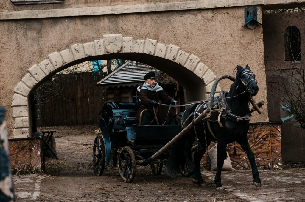 на съемках сериала Анна-детективъ