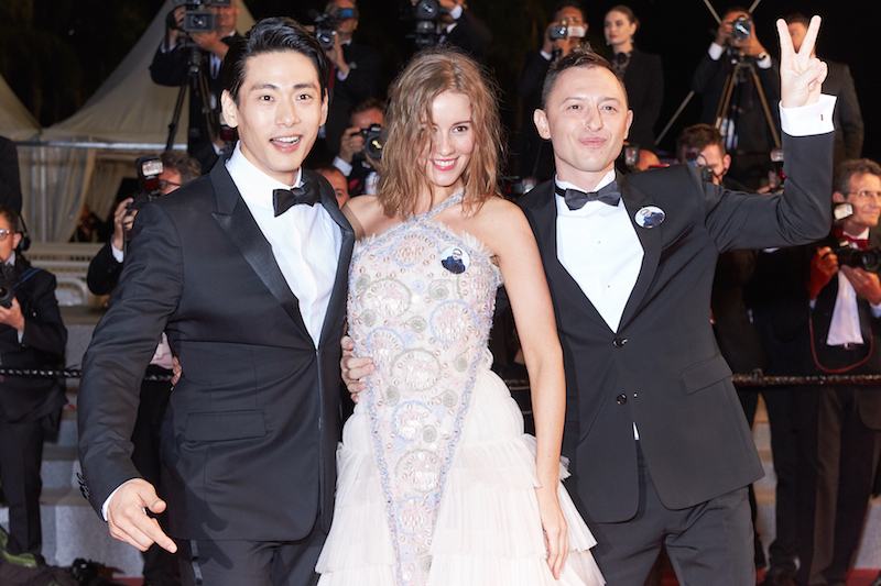 71-й Каннский международный кинофестиваль, премьера фильма Лето, актеры Тео Ю, Ирина Старшенбаум и Рома Зверь