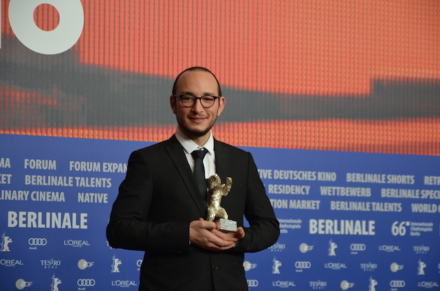 Берлинале 2016, пресс-конференция победителей, Серебряный медведь за лучшую мужскую роль, Мажд Мастура