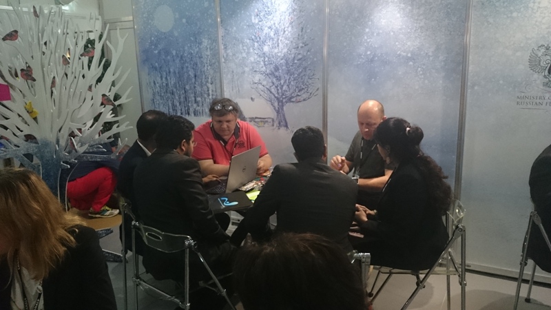 Кинорынок MIFA в Аннеси, стенд Ассоциации анимационного кино