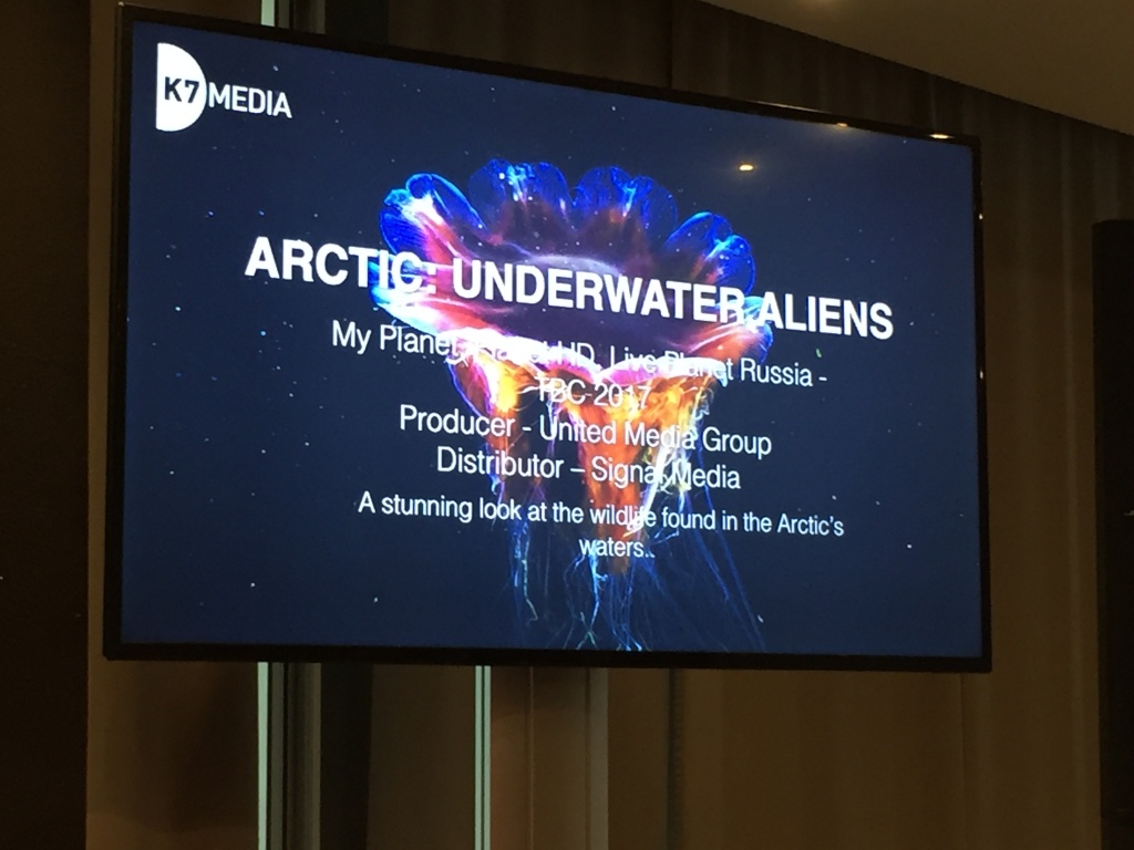 рынок документального контента MIPDOC, сессия Документальный контент из Восточной Европы, проект Арктика: Зазеркалье (Arctic Underwater Aliens)
