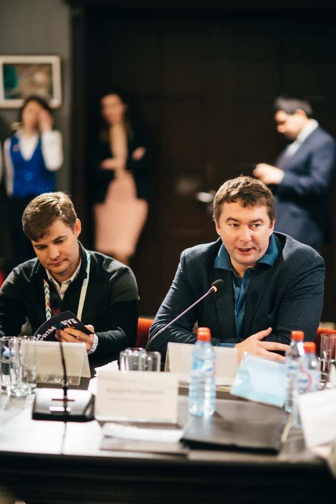 круглый стол «Развитие регионального кино в России», Э. Пичугин, В.Потапов