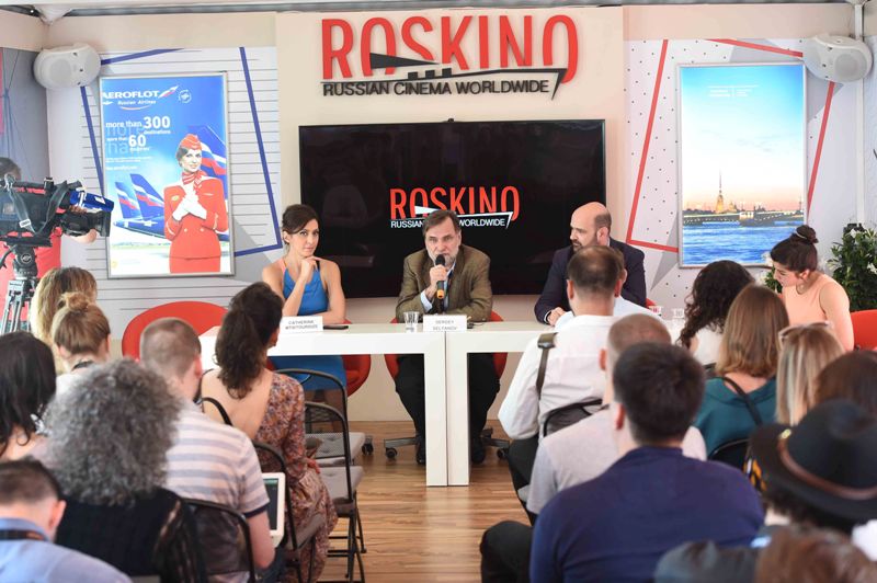 Российский павильон на 69-м Каннском кинофестивале, Екатерина Мцитуридзе, Сергей Сельянов, Бенуа Жинисти