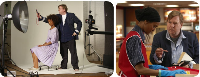 актер Тимоти Сполл в фильме "Цветок пустыни"