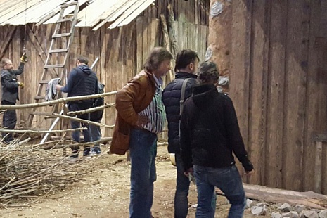 на съемках фильма "Дух Соноры"