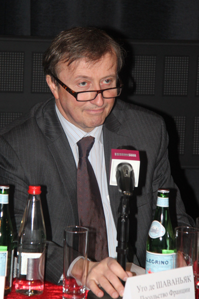 пресс-конференция фестиваля "Французское кино сегодня", Уго де Шаваньяк