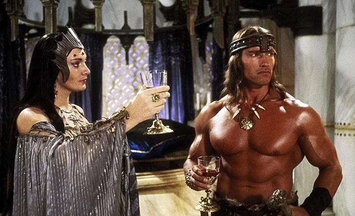 Арнольд Шварценеггер в фильме "Конан-варвар"