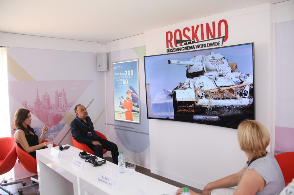 70 Каннский международный кинофестиваль, Российский павильон, презентация проекта Т-34