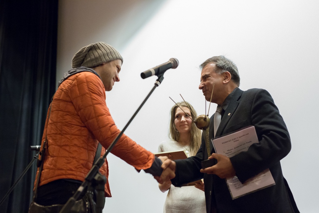 9-й фестиваль российских фильмов "Спутник над Польшей", закрытие, режиссер Василий Сигарев получает главный приз смотра