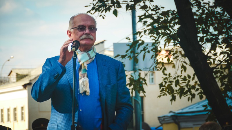 открытие "Академии кинематографического и театрального искусства Н.С.Михалкова", ректор Академии и художественный руководитель актерской мастерской Никита Михалков