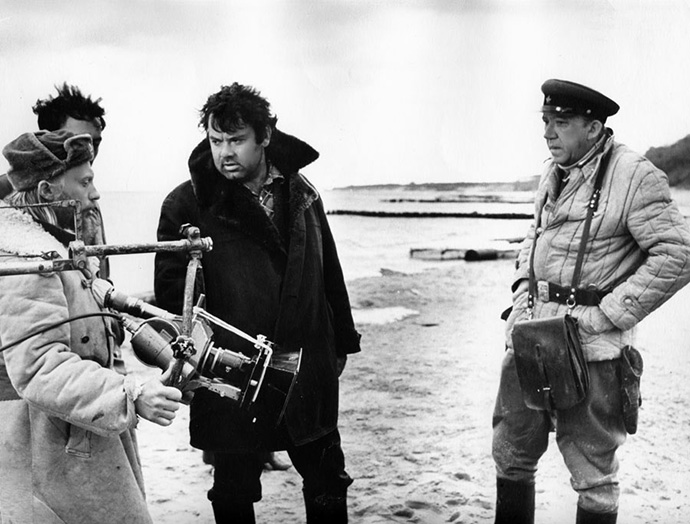 Фото Алексей Герман на съемках