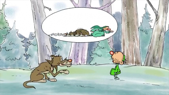 Алдар и серый волк